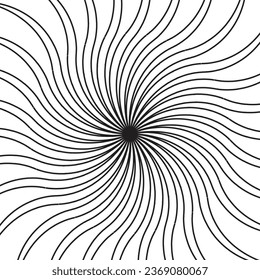 unburst or sun burst retro background. Ray stripes.