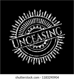Unceasing chalk emblem