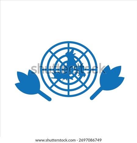 UN-CEFA Global icon Symbol Design