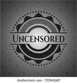 Uncensored black emblem
