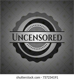 Uncensored black emblem