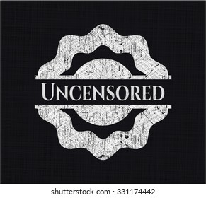 emblema de tiza sin censura