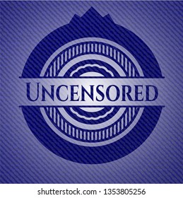 Uncensored jean background