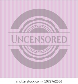  Uncensored pink emblem