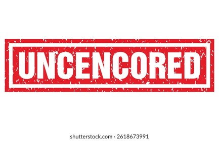 Uncensored vector stamp icon template