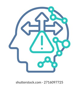 Elemento de icono de incertidumbre para el diseño
