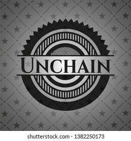 Unchain dark icon or emblem. Vector Illustration. Detailed.