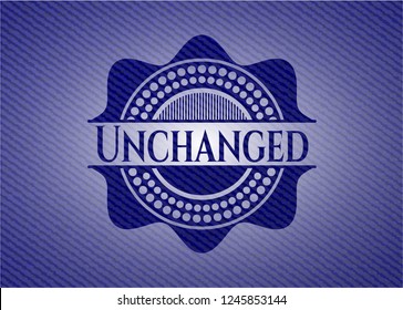 Unchanged with jean texture