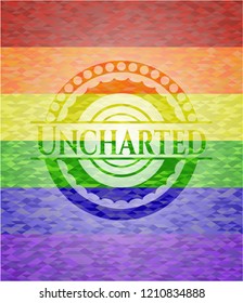 Uncharted lgbt colors emblem 