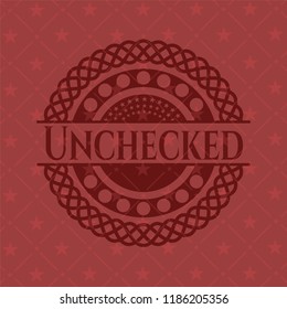 Unchecked red emblem