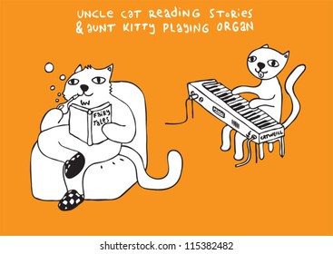 Uncle and Aunt Cat