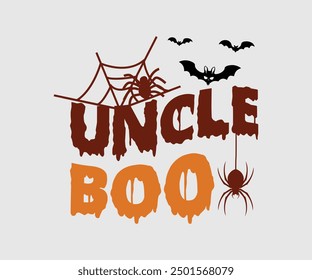 Uncle Boo, Halloween, Ghost, Spooky Season, witch, Halloween Funny, t shirt