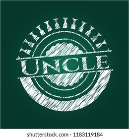 Uncle chalkboard emblem