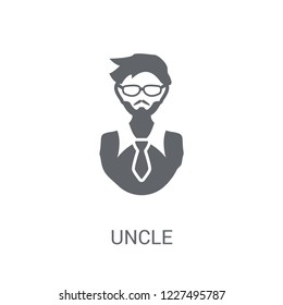 uncle icon. Trendy uncle logo concept on white background from Family Relations collection. Suitable for use on web apps, mobile apps and print media.