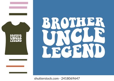 Uncle legend t shirt design 