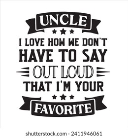 uncle i love how we don't have to say out loud that i'm your favorite background inspirational positive quotes, motivational, typography, lettering design