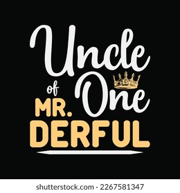 Uncle Of Mr Onederful 1st Birthday Party