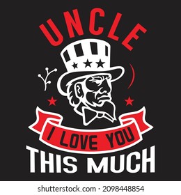 Uncle niche creative t-shirt design
