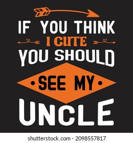 Uncle niche creative t-shirt design