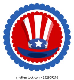 Uncle Sam Hat - 4th of july Vector