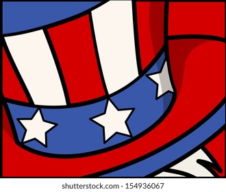 uncle sam hat - 4th of July Vector theme Design