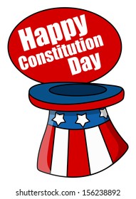 Uncle sam hat - Constitution Day Vector Illustration
