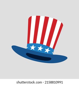 Sam Hat Patriotic Vector auflösen