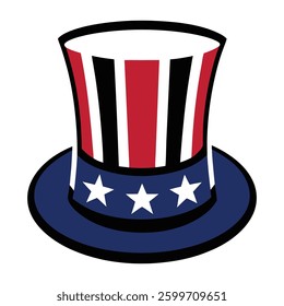 uncle sam hat vector illustration design