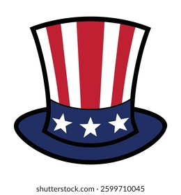 uncle sam hat vector illustration design