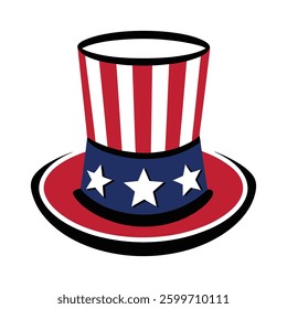 uncle sam hat vector illustration design