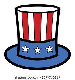 uncle sam hat vector illustration design