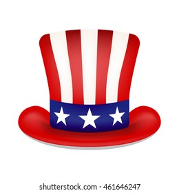 Uncle Sam Hat vector illustration