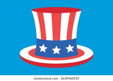 Uncle Sam hat.Fourth of july hat