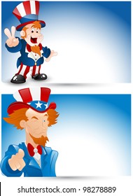 Uncle Sam Portrait Vector