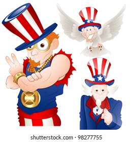 Uncle Sam Vector Illustration