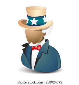 Uncle Sam Want You vector icon