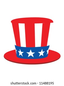 Uncle Sam's Hat Vector Illustration