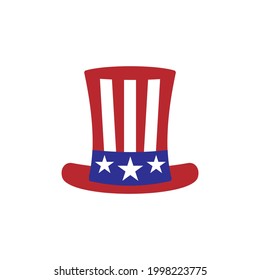 Uncle Sam's hat  vector logo design