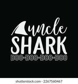 Tío Shark Doo Doo diseño divertido de camisetas