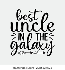 Uncle Shirt Gift for New Uncle, Best Uncle in the Galaxy