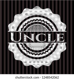 Uncle silvery emblem or badge