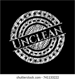Unclean on blackboard
