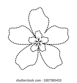 uncolored flower  design  illustration