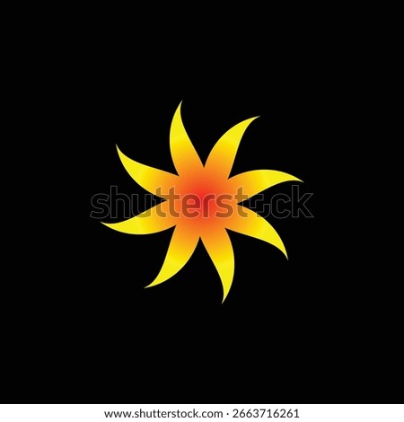 uncommon flower design in eps 10