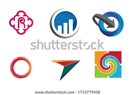 uncommon logo template and Unusual Flat and 2D logo