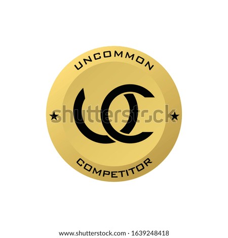 Uncommon simple logo circle design label