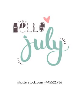 Uncommon Vector Hand Drawn With Geometric And Aztec Decor Elements. Tribal collection with stroke, line, decorative elements. For labels, signs, prints, posters, and  phone case. Hello July