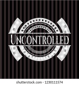Uncontrolled silvery emblem