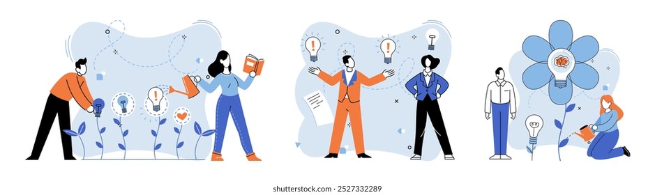 Unconventional thinking vector illustration. Unleash your creativity its key to making unconventional decisions The unconventional thinking metaphor is compass guiding you to success