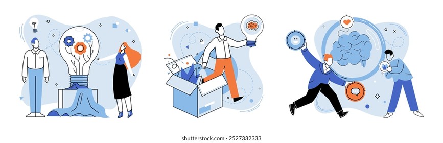 Unconventional thinking vector illustration. Your singularity is heartbeat echoing in corridors creativity Independence is fuel propelling engine unconventional thinking Success is echo footsteps